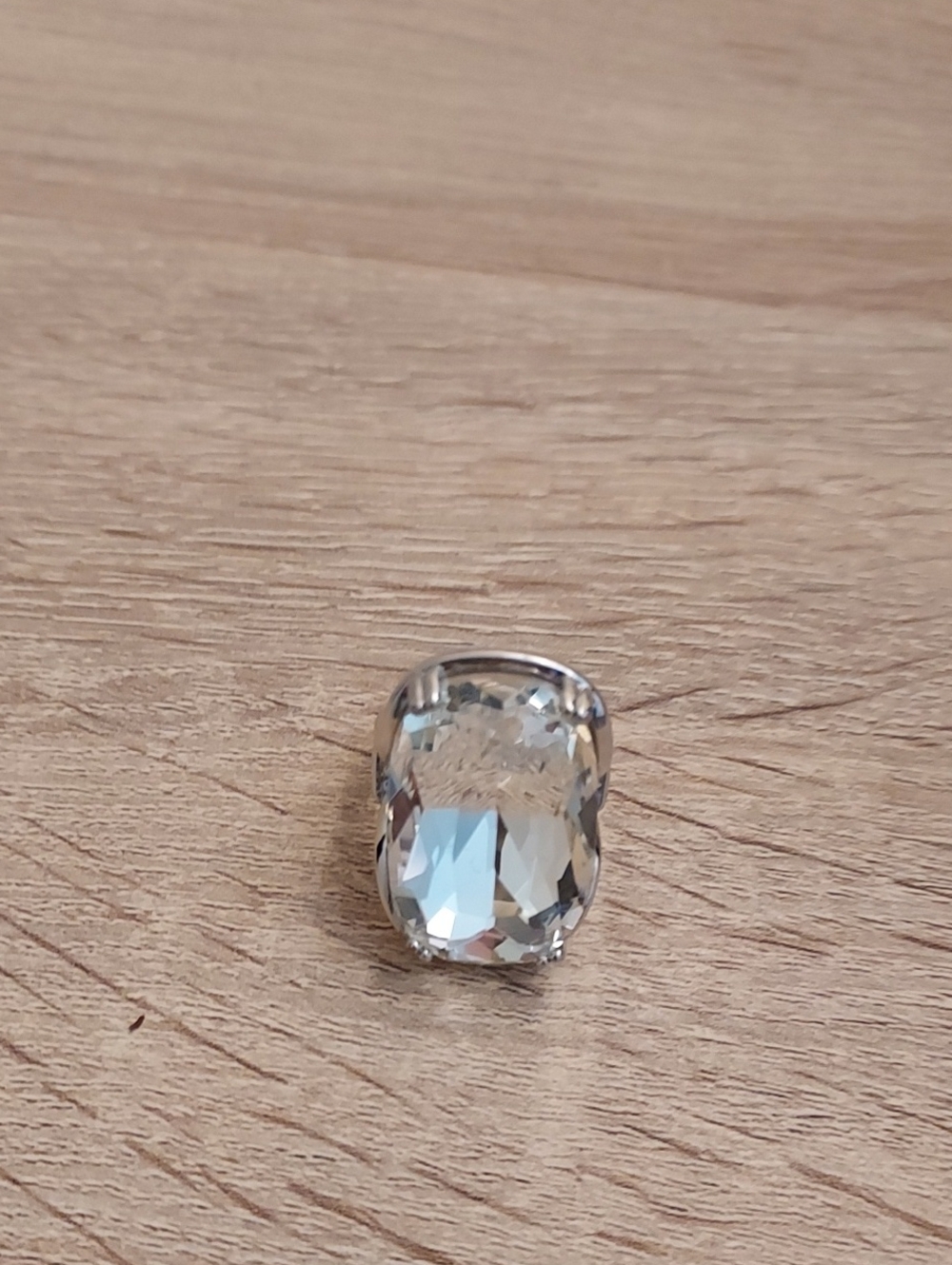 Clear Crystal Statement Ring - Women Jewelry